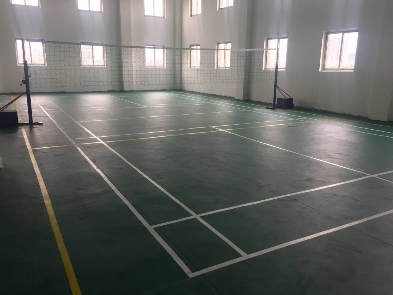 廣西氣排場標(biāo)準(zhǔn)尺寸畫法，廣西羽毛球氣排場塑膠