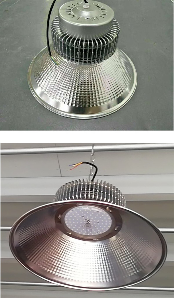 LED工礦燈鰭片工廠倉(cāng)庫(kù)廠房100w大功率工業(yè)吊燈罩車間照明燈超亮